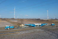 Das Duo ist komplett: Zweiter Großtransformator hat APG-Umspannwerk Sarasdorf erreicht